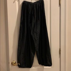 Vintage Nylon Spandex Jeannie Pants Black Size S